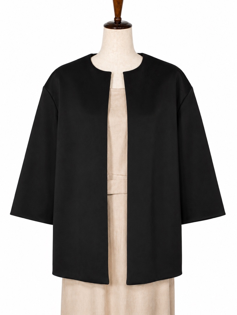 Anne Klein oversized scuba jacket.  Minimalism, structured, modern- 12